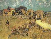 Vincent Van Gogh Farmhous in Provence (nn04) oil painting on canvas